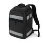 DICOTA A Reflective - Rucksack - 600D RPET, premium thermoplastic polyurethane (TPU) - black