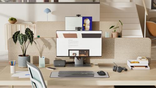 LOGITECH MX Brio 705 for Business - Webcam - Farbe - 8,5 MP - 4096 x 2160 - Audio - kabelgebunden - USB-C (960-001530)