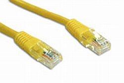 ACT Yellow 0.5 meter U/UTP CAT5E patch cable with RJ45 connectors (IB 5800)