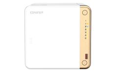 QNAP TS-462 2.5GbE NAS-server 4GB 4x 3.5"/2.5", 2x M.2 PCIe 3.0, 2x SODIMM DDR4