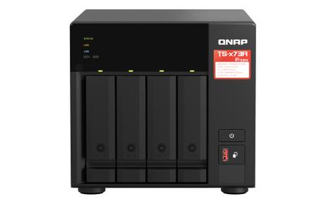 QNAP TS-473A - 2x 2.5GbE NAS-server 4x 2.5"/ 3.5",  2x M.2 2280, 10GbE-støtte (TS-473A-8G)