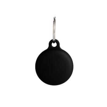 ONSALA Airtag Holder Silicone Black with Keyring (664062)