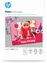 HP Matte FSC Photo Paper 4x6 25 sheets