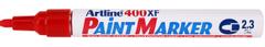 ARTLINE Paintmarker, Artline, EK400, 2,3MM Rund spids, rød, 3240002, pakke a 12 stk