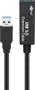 GOOBAY 5m USB 3.0 USB-kabel USB 3.2 Gen 1 (3.1 Gen1) USB A Svart