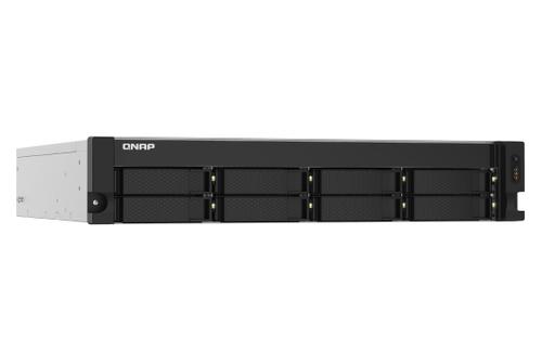 QNAP P TS-832PXU - NAS server - 8 bays - rack-mountable - SATA 6Gb/s - RAID 0, 1, 5, 6, 10, 50, 60, JBOD - RAM 4 GB - Gigabit Ethernet / 2.5 Gigabit Ethernet / 10 Gigabit Ethernet - iSCSI support - 2U (TS-832PXU-RP-4G)