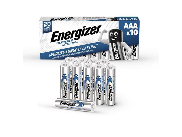 ENERGIZER Ultimate Lithium batteri - 10 x AA-type - Li