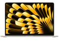 APPLE 15-inch MacBook Air: Apple M3 chip with 8-core CPU and 10-core GPU, 8GB, 256GB SSD - Starlight