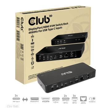 CLUB 3D Displayport/ Hdmi Kvm (CSV-1585)