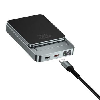 4smarts Wireless Power Bank OneStyle, 5000mAh, MagSafe compatible - Black (540710)