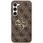 GUESS 4G Big Metal Logo case for Samsung Galaxy S24 - brown