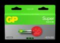 GP Super Alkaline Battery, Size AAA, LR03, 1.5V, 16-pack