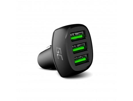 Green Cell PowerRide 54W 3xUSB 18W car charger with Ultra Charge fast charging technology (CADGC01)