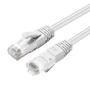 MICROCONNECT U/UTP CAT5e 0.5M White PVC