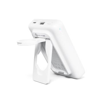 ALOGIC 4-i-1 Magsafe Wireless Powerbank 10000mAh Hvit, Sølv (L10KPBWH)