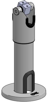 ERGONOMIC SOLUTIONS 160mm SP2 Pole with Duratilt (EET116-02)