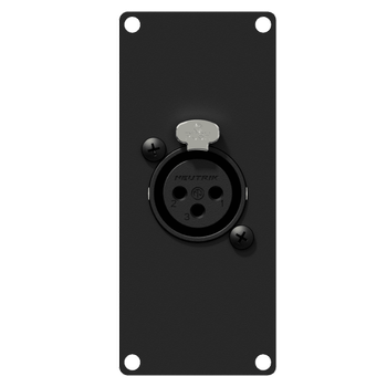 Caymon casy 1 space with xlr female to 3-pin tb  (CASY121/B)