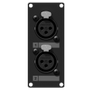 Caymon Casy 1 space with 2x XLR female 1 space with 2x xlr female to 3-pin