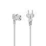 HAMA 2 Power Cable White 5 M 3-Pin