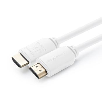 MICROCONNECT HDMI Cable 4K, 0.5m white (MC-HDM19190.5V2.0WH)
