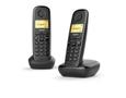GIGASET A170 Duo Analog/DECT telephone Caller ID Black