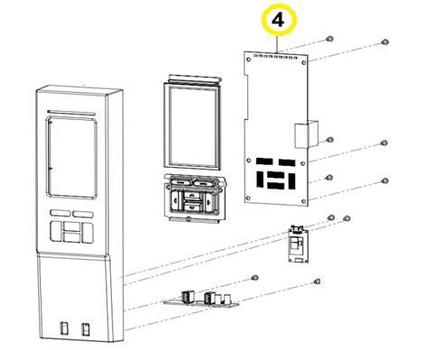 TSC LCD PANEL BORAD ASSY (MH241T/ MH241P SERIES) (SP-MH241-0020)