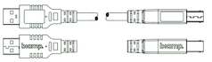 Biamp USB 3.0  3m Type A to B