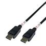 DELTACO DisplayPort cable, DP 2.1, DP80, 0,5m