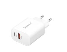 INTENSO POWER ADAPTER USB-A/USB-C/7803012 Universal White AC Fast charging Indoor