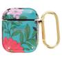 GUESS AIRPODS CASE TPU SHINY COVER FLORAL PATTERN N.1 - GREEN