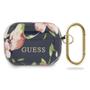 GUESS AIRPODS CASE COVER TPU SHINY FLORAL PATTERN N.3 - BLUE AIR