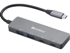 SANDBERG USB-C to 2xUSB-A + 2xUSB-C Hub
