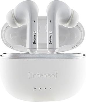 INTENSO White Buds T302A Headphones  (3720302)