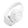 JBL Tune 770NC ANC Trådløse hodetelefoner, Over-Ear (hvit) Bluetooth 5.3, opptil 44t batteritid, adaptiv støykansellering, app