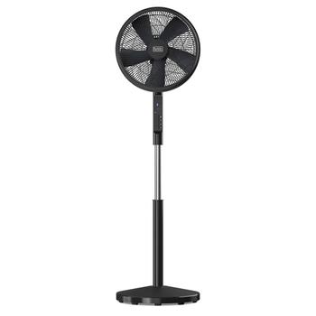BLACK&DECKER Pedestal Fan 5 Blades Black 50W (ES9440240B)