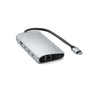 SATECHI USB-C Multiport Adapter 8K with Ethernet V3 - Silver (ST-P8KES)