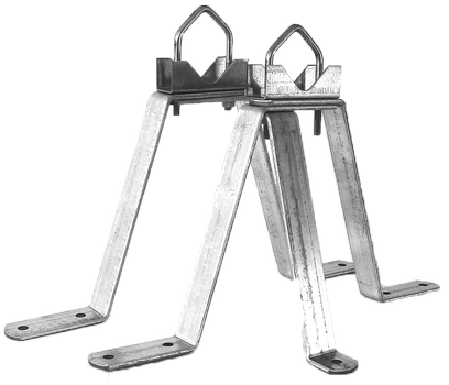 TELEVES Mast Brack VF-230P set, 23 cm from wall, for tubes Ø30-50mm (240354)