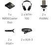 RØDE 2-person Podcasting Bundle Svart