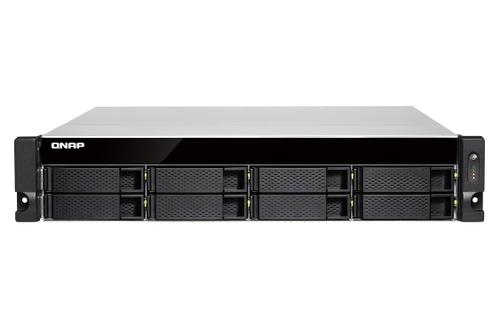 QNAP TS-877XU-RP - NAS server - 8 bays - rack-mountable - SATA 6Gb/s - RAID RAID 0, 1, 5, 6, 10, 50, JBOD - RAM 8 GB - Gigabit Ethernet / 10 Gigabit Ethernet - iSCSI support - 2U (TS-877XU-RP-3600-8G)