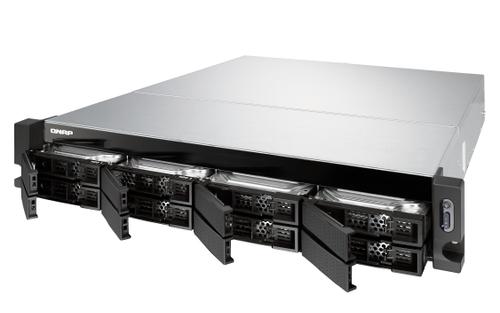 QNAP TS-877XU-RP - NAS server - 8 bays - rack-mountable - SATA 6Gb/s - RAID RAID 0, 1, 5, 6, 10, 50, JBOD - RAM 8 GB - Gigabit Ethernet / 10 Gigabit Ethernet - iSCSI support - 2U (TS-877XU-RP-3600-8G)