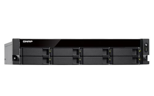 QNAP TS-877XU-RP - NAS server - 8 bays - rack-mountable - SATA 6Gb/s - RAID RAID 0, 1, 5, 6, 10, 50, JBOD - RAM 8 GB - Gigabit Ethernet / 10 Gigabit Ethernet - iSCSI support - 2U (TS-877XU-RP-3600-8G)