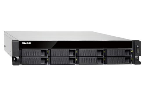 QNAP TS-877XU-RP - NAS server - 8 bays - rack-mountable - SATA 6Gb/s - RAID RAID 0, 1, 5, 6, 10, 50, JBOD - RAM 8 GB - Gigabit Ethernet / 10 Gigabit Ethernet - iSCSI support - 2U (TS-877XU-RP-3600-8G)