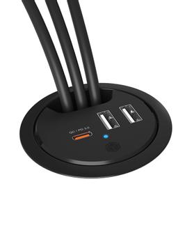 ICY BOX In-Desk Usb Charger With  (IB-HUB1407)