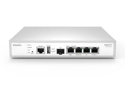 ENGENIUS FitXpress Gateway FitGateway6 | 1 SFP | 1 PoE+ | 4x GE (XG60-FIT)