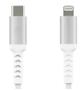 DBRAMANTE1928 Bulk - Braided Cable 1.2m USB-C/MFI Light. - Grey
