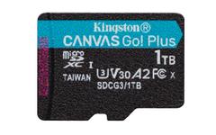 KINGSTON 1TB MICROSDXC CANVAS GO PLUS 170R A2 U3 V30 SINGLE PACK W/O ADP