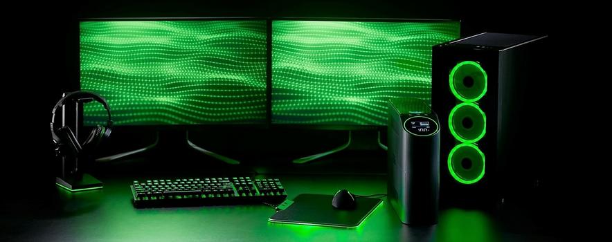 APC Back-UPS Pro - UPS - tower, RGB lights - 1320 watt - 2200 VA (BGM2200B-GR)