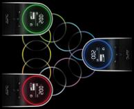 APC Back-UPS Pro - UPS - tower, RGB lights - 1320 watt - 2200 VA (BGM2200B-GR)