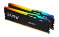 KINGSTON 32GB 6000MT/s DDR5 CL30 DIMM Kit of 2 FURY Beast RGB EXPO