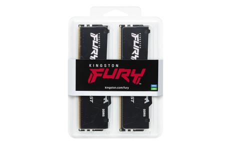 Kingston FURY Beast RGB 64GB 6000MHz DDR5 (2x 32GB) CL30-36-36,  AMD EXPO, 1.4V (KF560C30BBEAK2-64)